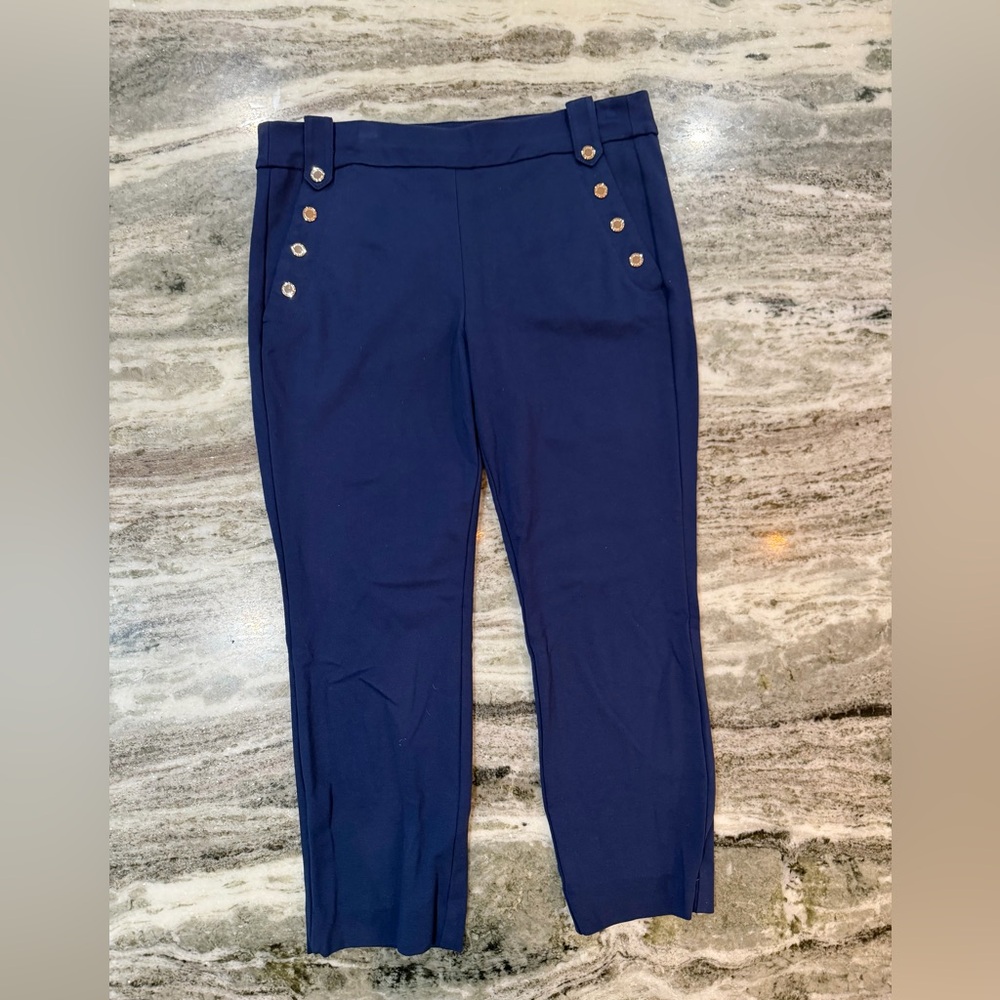 WHBM Jolie Button Straight Luxe Stretch Pant
Size 14 Regular - Picture 2 of 10